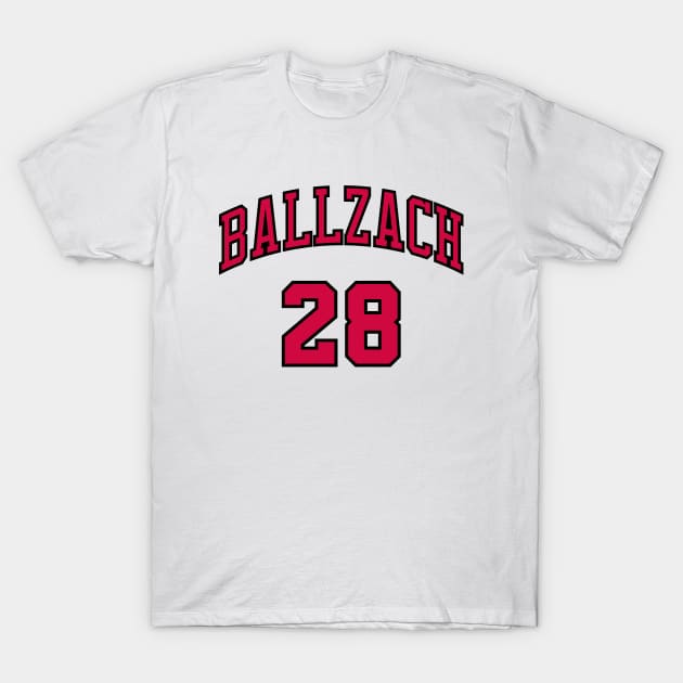 BallZach - White T-Shirt by KFig21